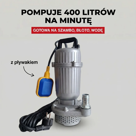 Mocna Pompa 3750W + Pływak