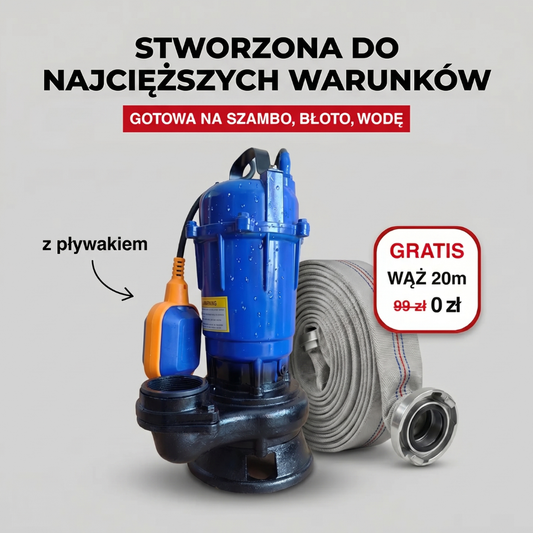 Mocna Pompa 4150W + Pływak
